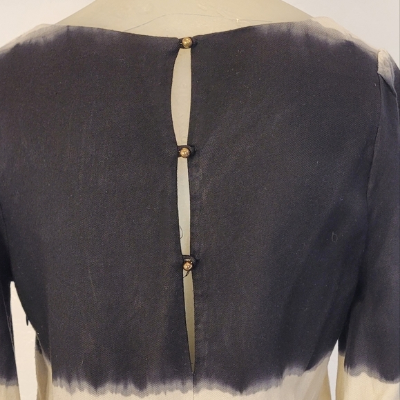 Anthro floral stripe tie dye dress - Picture 9 of 12